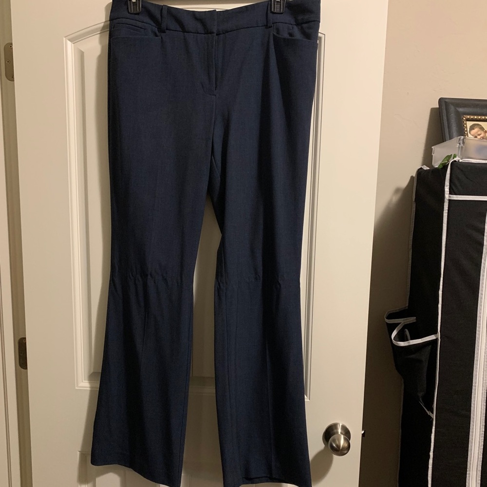 New York & Co. Blue Dress Pants 16 Tall